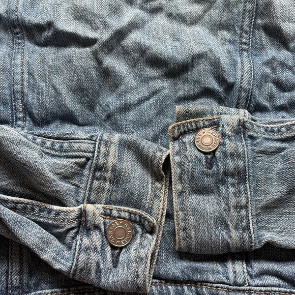 Garage Light Blue Cropped Jean Jacket Size Small - Picture 8 of 9